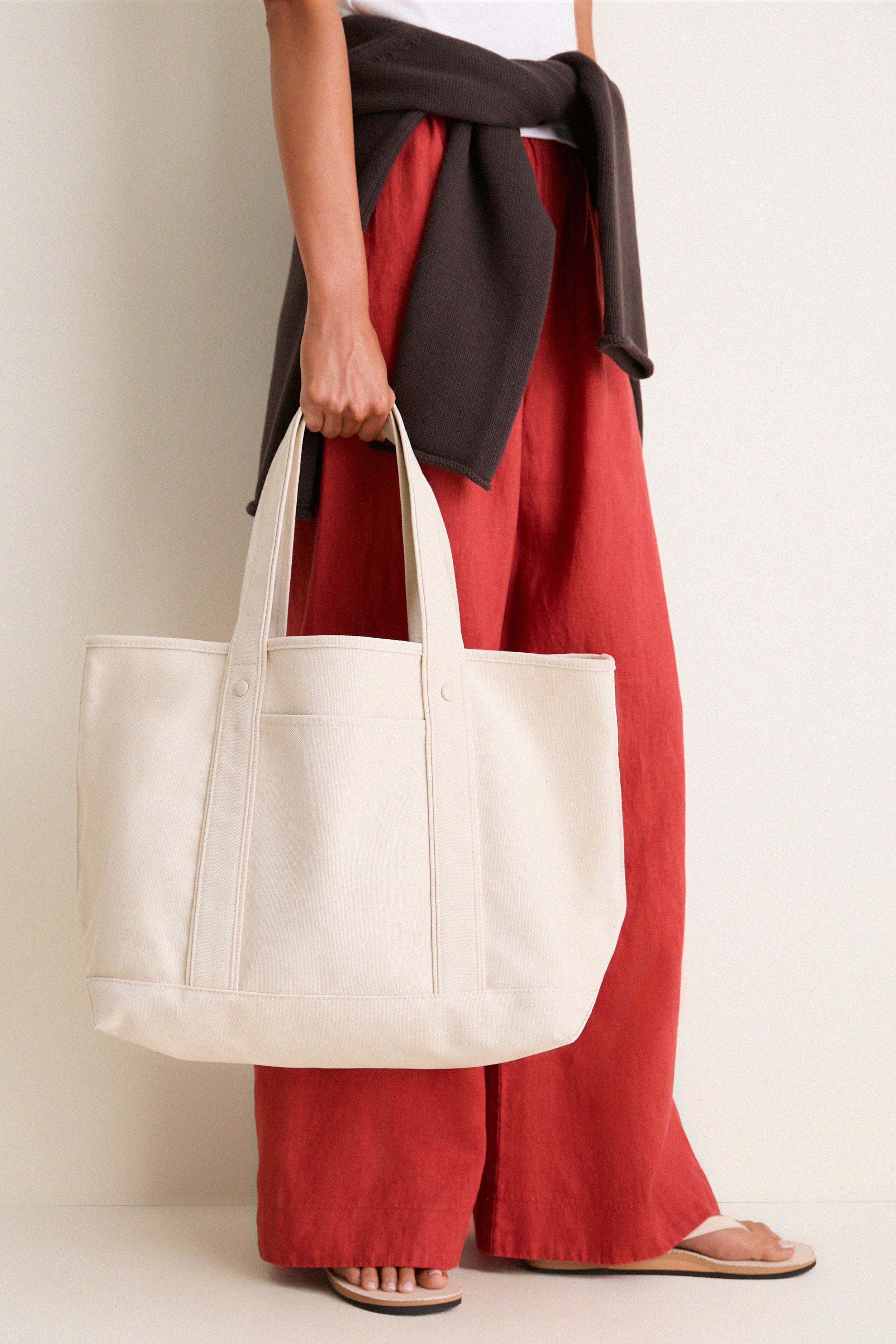 Large Natural Heritage Canvas Tote | Tuckernuck (US)