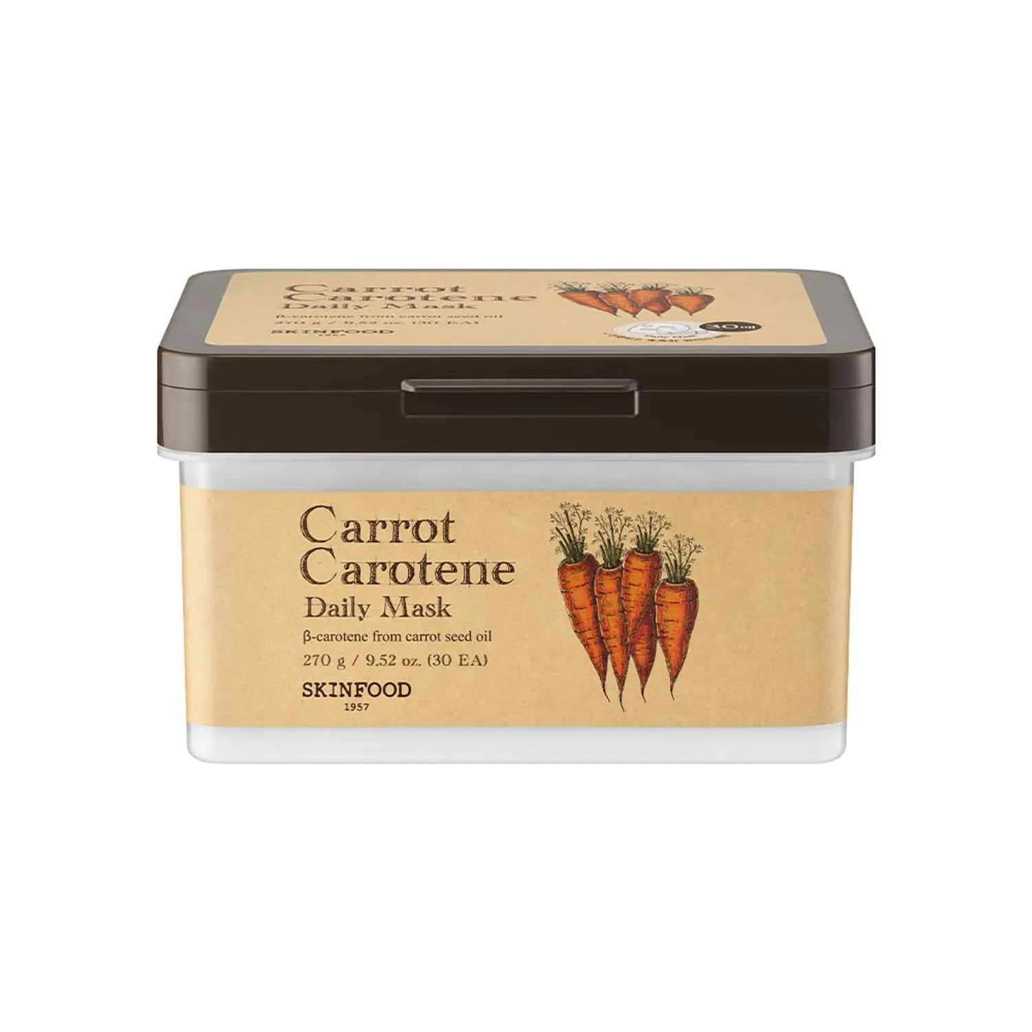 SKINFOOD Carrot Carotene Daily Mask Sheet 30P | OLIVE YOUNG Global | Olive Young Global