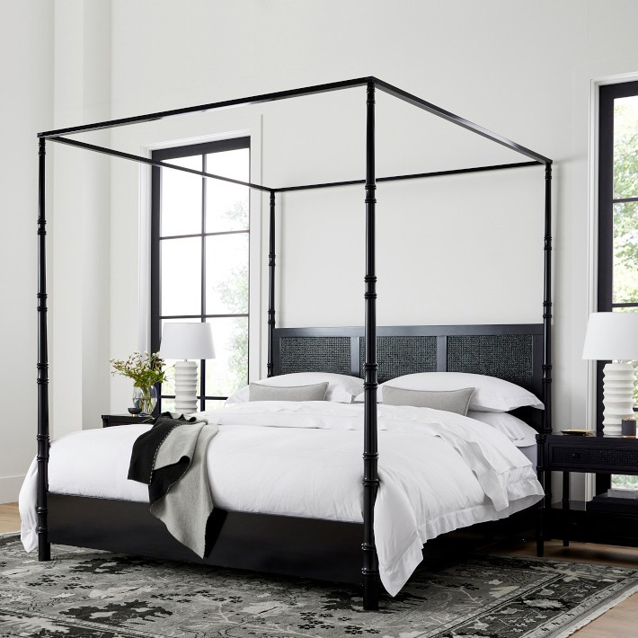 Cane Four Poster Bed | Williams-Sonoma