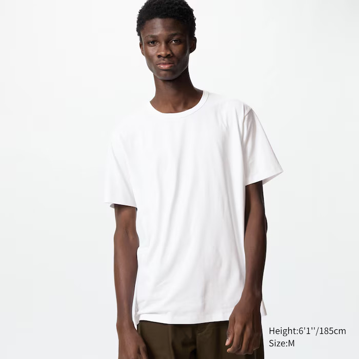 AIRism Cotton Crew Neck T-Shirt | UNIQLO (US)
