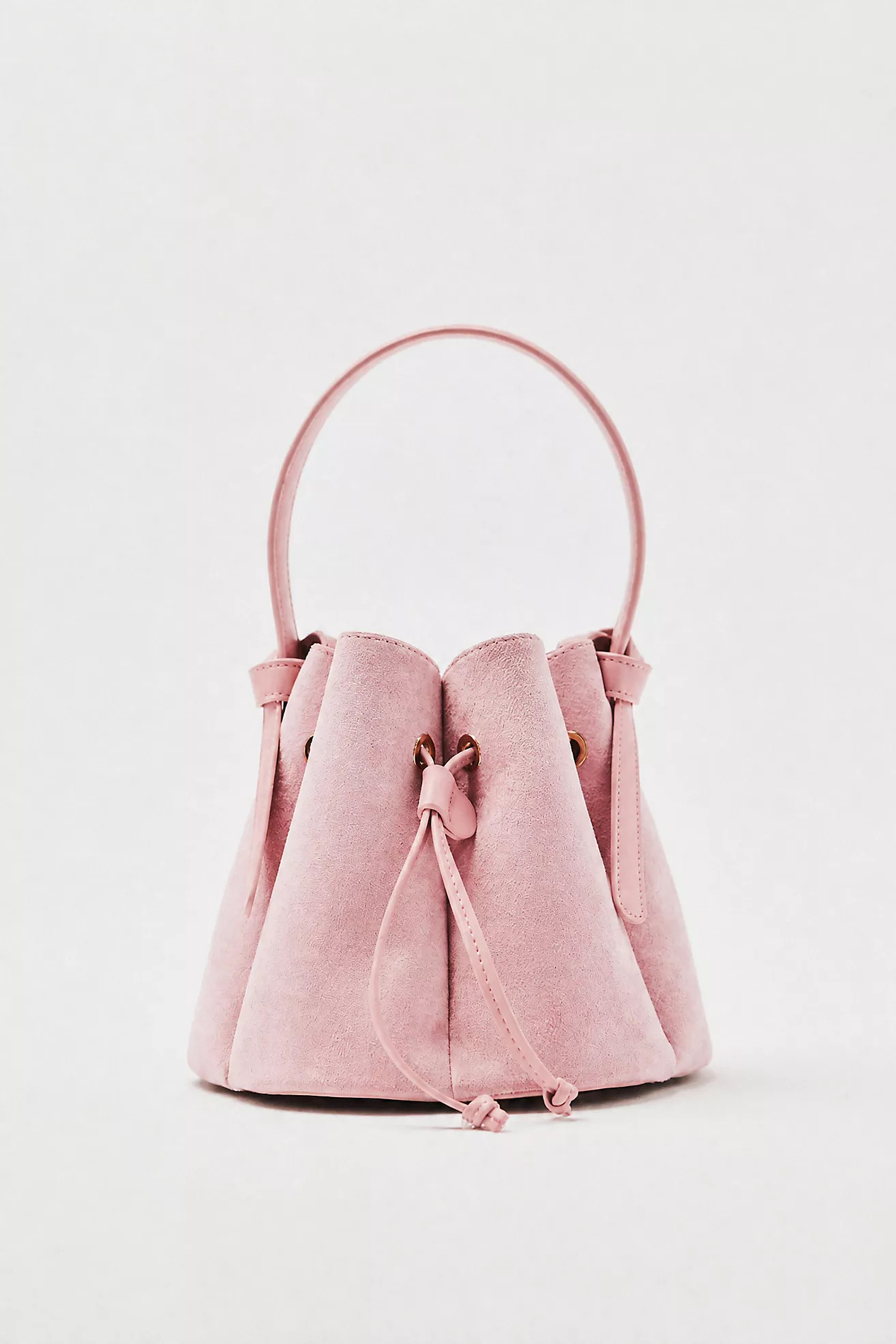 Melie Bianco Laguna Faux Suede Mini Bucket Bag | Anthropologie (US)