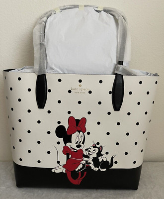 NWT Kate Spade Disney X Kate Spade New York Minnie Mouse Tote Bag | eBay US