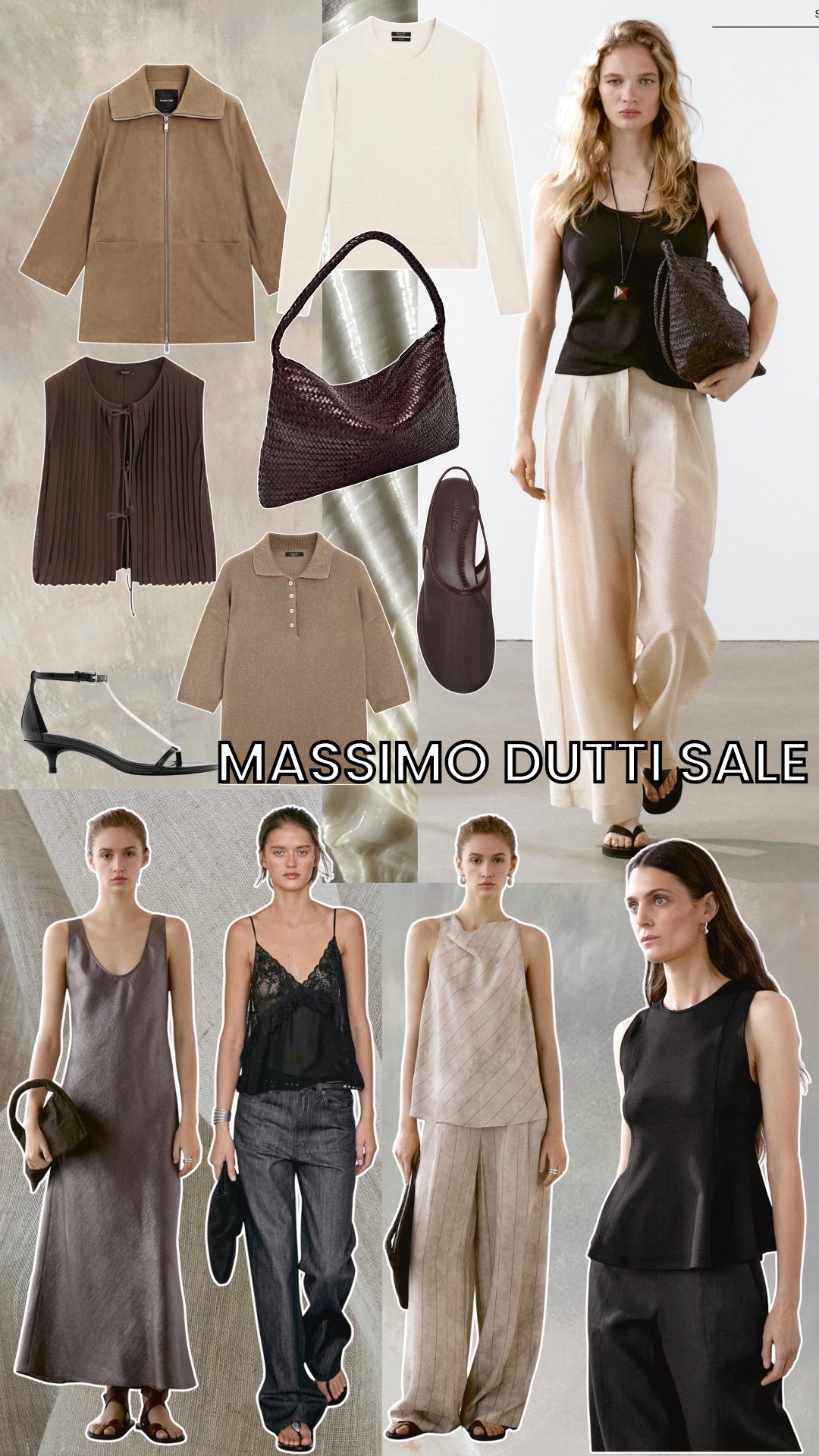 Massimo dutti sale picks ✔️


summer outfits - linen trousers - silk lace cami - sandals - mesh shoes - brown knitwear - woven bag - summer essentials - capsule wardrobe - summer dress - suede jacket - minimal neutral style - effortless chic 

#LTKsummer #LTKsale #LTKeurope