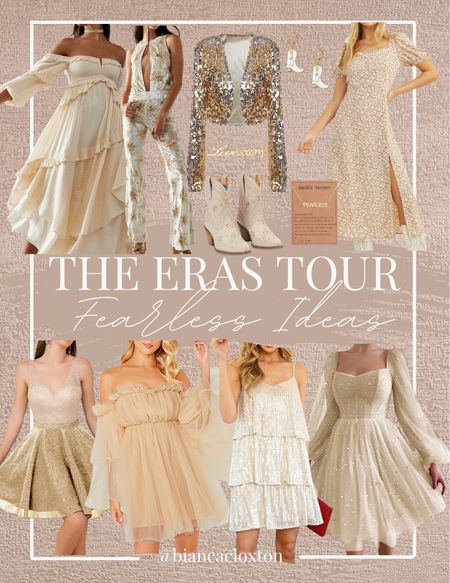 The Eras Tour - Fearless Outfit Ideas ✨

Champagne, Boho Style, Concert Outfit, Gold Sequin, Crwam Dress, Sequin Dress, Boots



#LTKstyletip #LTKunder50 #LTKFind