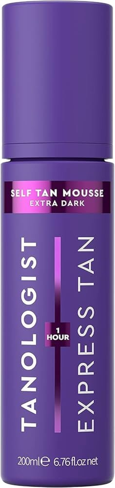 Tanologist Extra Dark Self Tan Mousse, Clear Self-Tanning Mousse, Streak-Free, Natural Glow, No F... | Amazon (US)