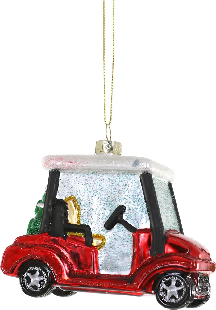 Golf Cart Glass Ornament | Nordstrom