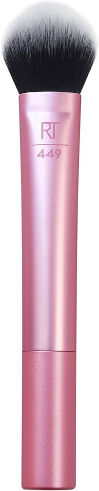 Real Techniques Tapered Cheek Makeup Brush, For Blush, Highlighter, Loose, Or Pressed Powder, Sof... | Amazon (US)