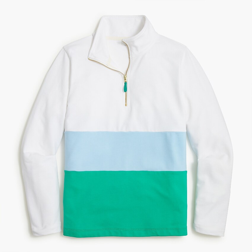 Colorblock half-zip pullover | J.Crew Factory