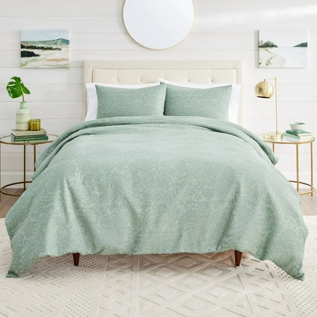 Better Homes & Gardens 3-Piece Sage Floral Duvet Set, King | Walmart (US)