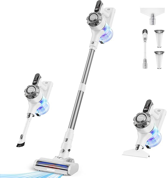 Trucozie Cordless Vacuum Cleaner, 8-in-1 Lightweight Stick Vacuum with 45mins Runtime, Powerful S... | Amazon (US)