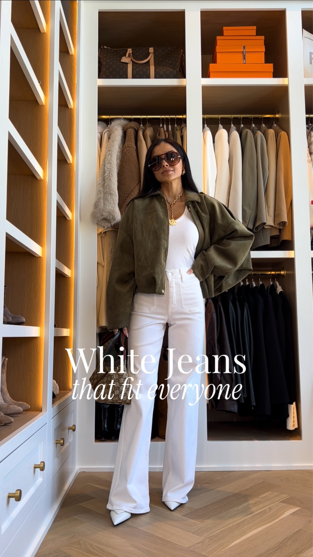 The white jeans that fit everyone and are actually flattering 
Frame white denim wearing a 24 - run TTS
Amazon white tank under $15 wearing an XS
Zara red sweater wearing an XS
Zara green viral jacket wearing an XS
Prada white heels size down by 1/2 
Gucci statement necklace 
Gucci Giglio bag size small


#LTKootd #LTKPetite #LTKOver40
