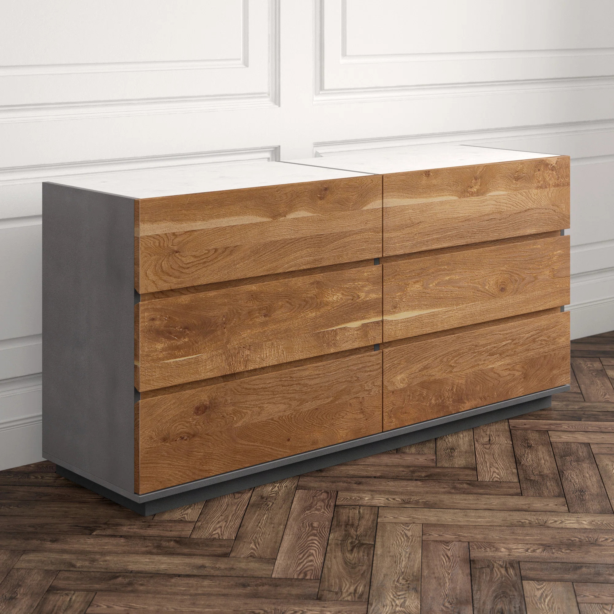 Anner 6 Drawer Double Dresser | Wayfair North America