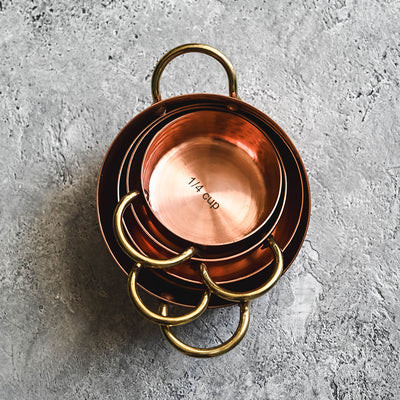 Copper & Brass Measuring Cups | Roan Iris