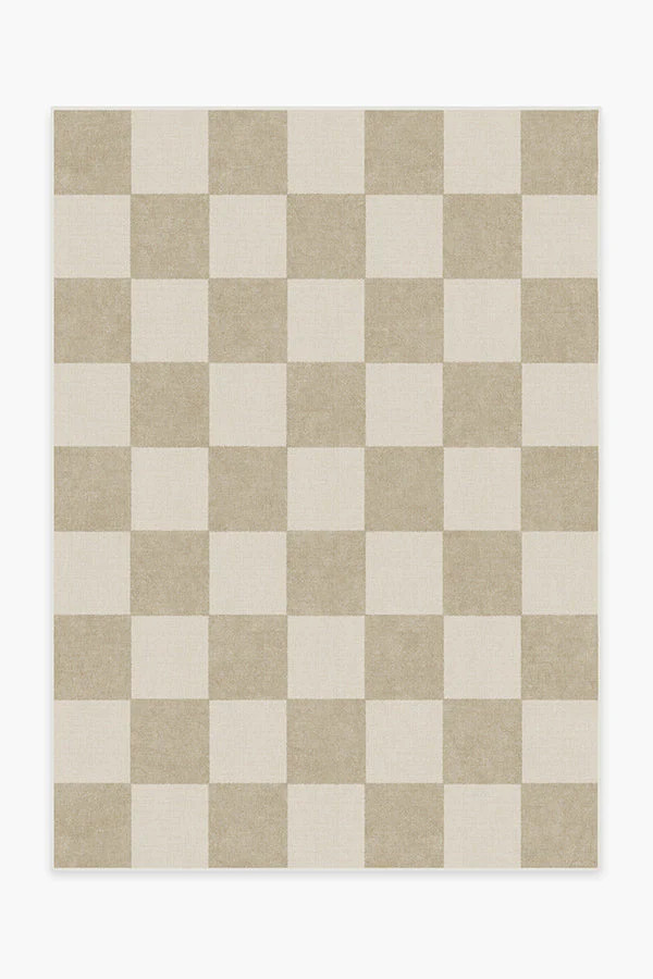 Jaque Checkered Stone Rug | Ruggable