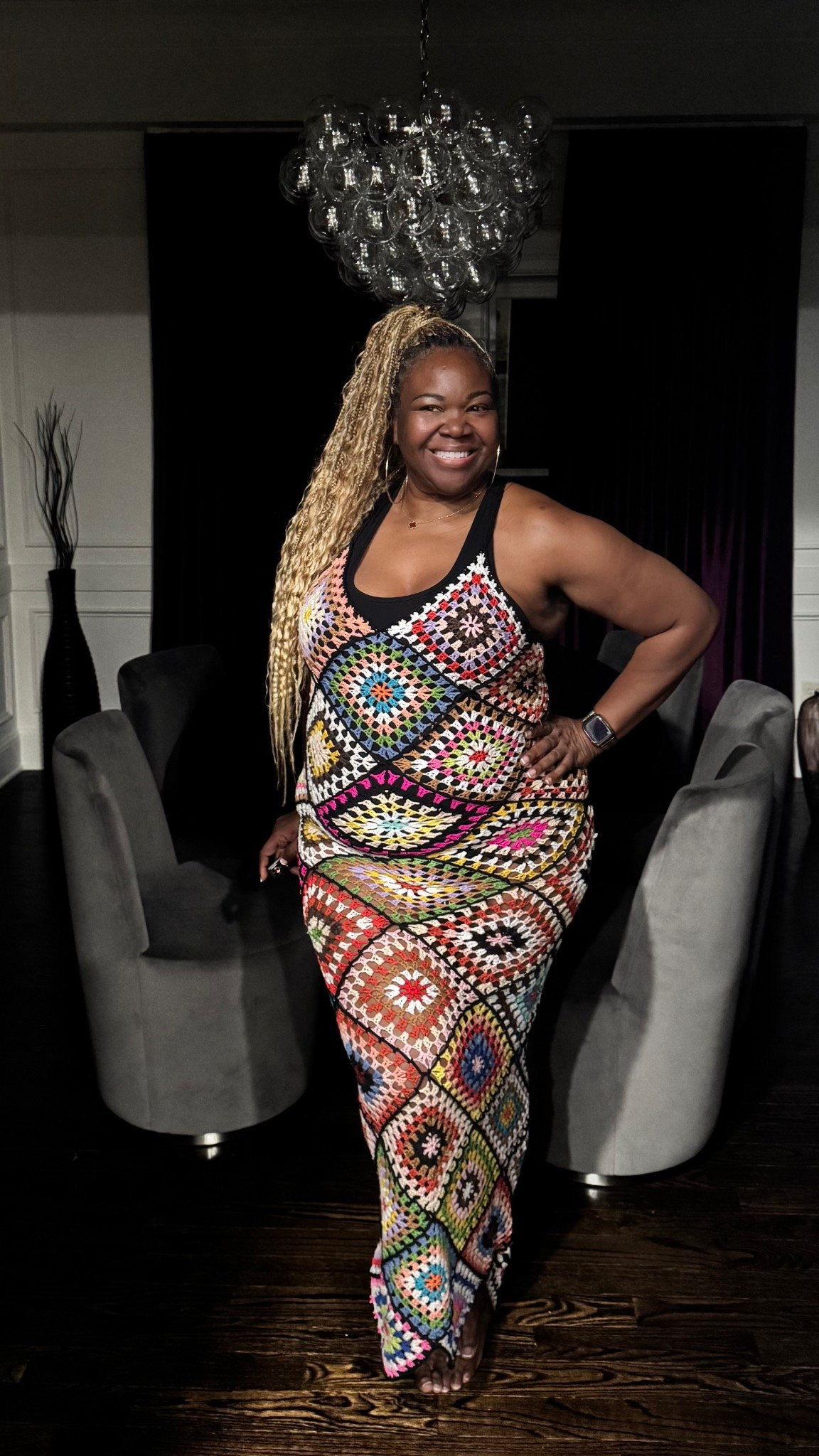 Livestream Look: Dress: Fashion Nova Amalfi Coast Crochet Maxi Dress - Black/combo - I’ve tagged a few alternates. 

#LTKFindsUnder50 #LTKPlusSize #LTKStyleTip