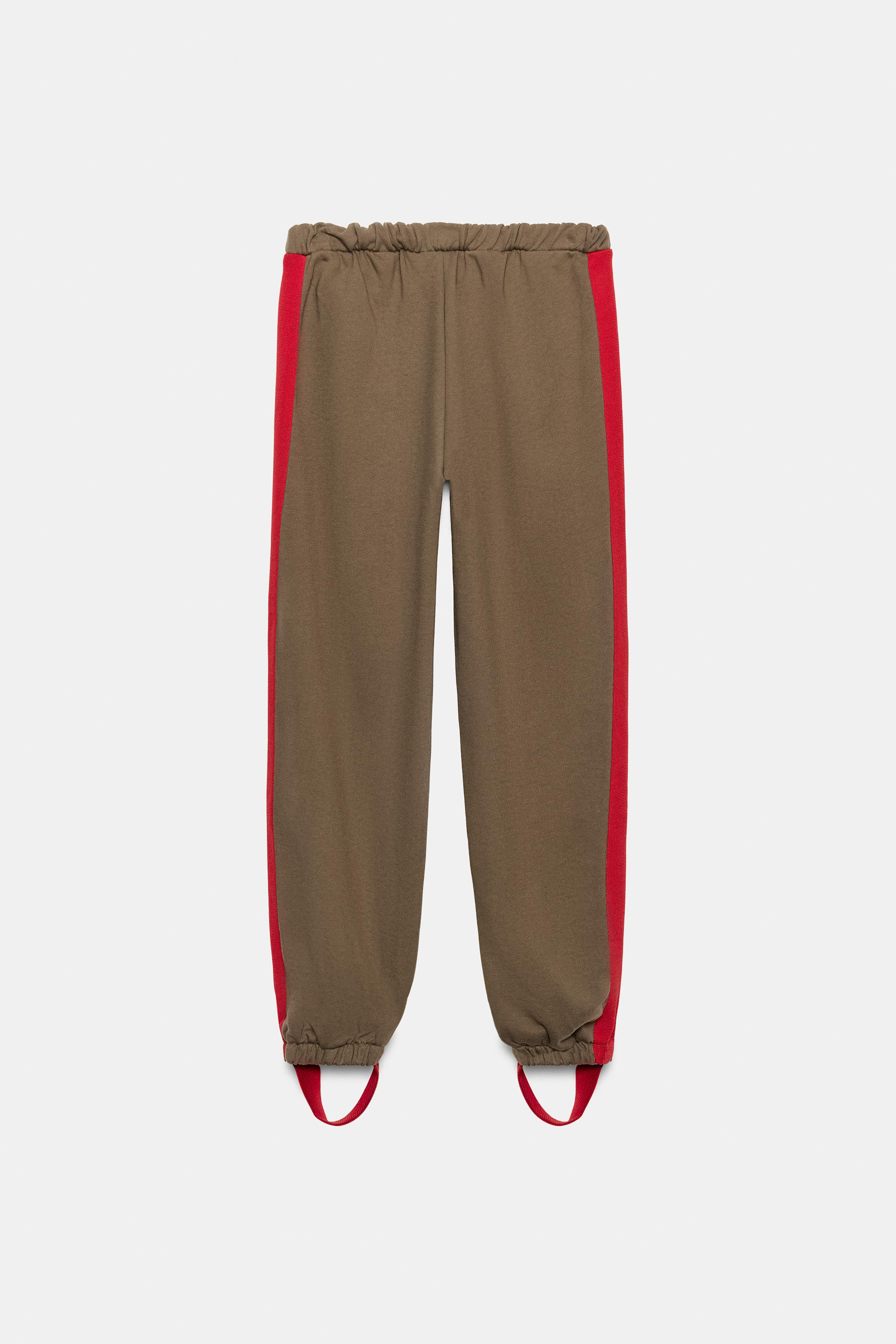 STIRRUP TROUSERS WITH SIDE TAPING | Zara UK