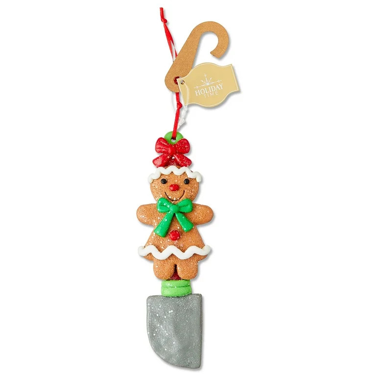 Multicolor Clay Dough Gingerbread Cake Spatula Christmas Ornament, 5.5", by Holiday Time | Walmart (US)