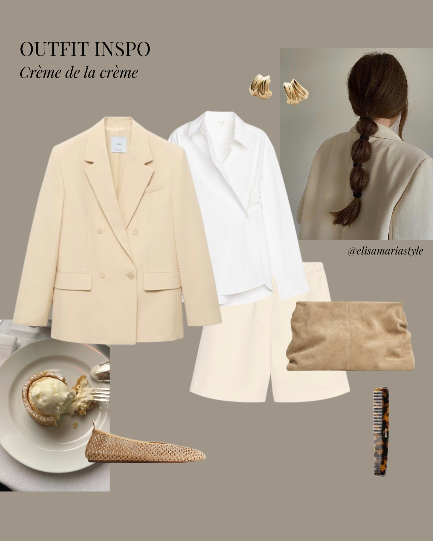 Cream toned spring outfit 🍨

#LTKbag #LTKshoes #LTKspring