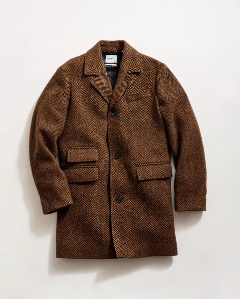 Herringbone Astor Coat - | Billy Reid