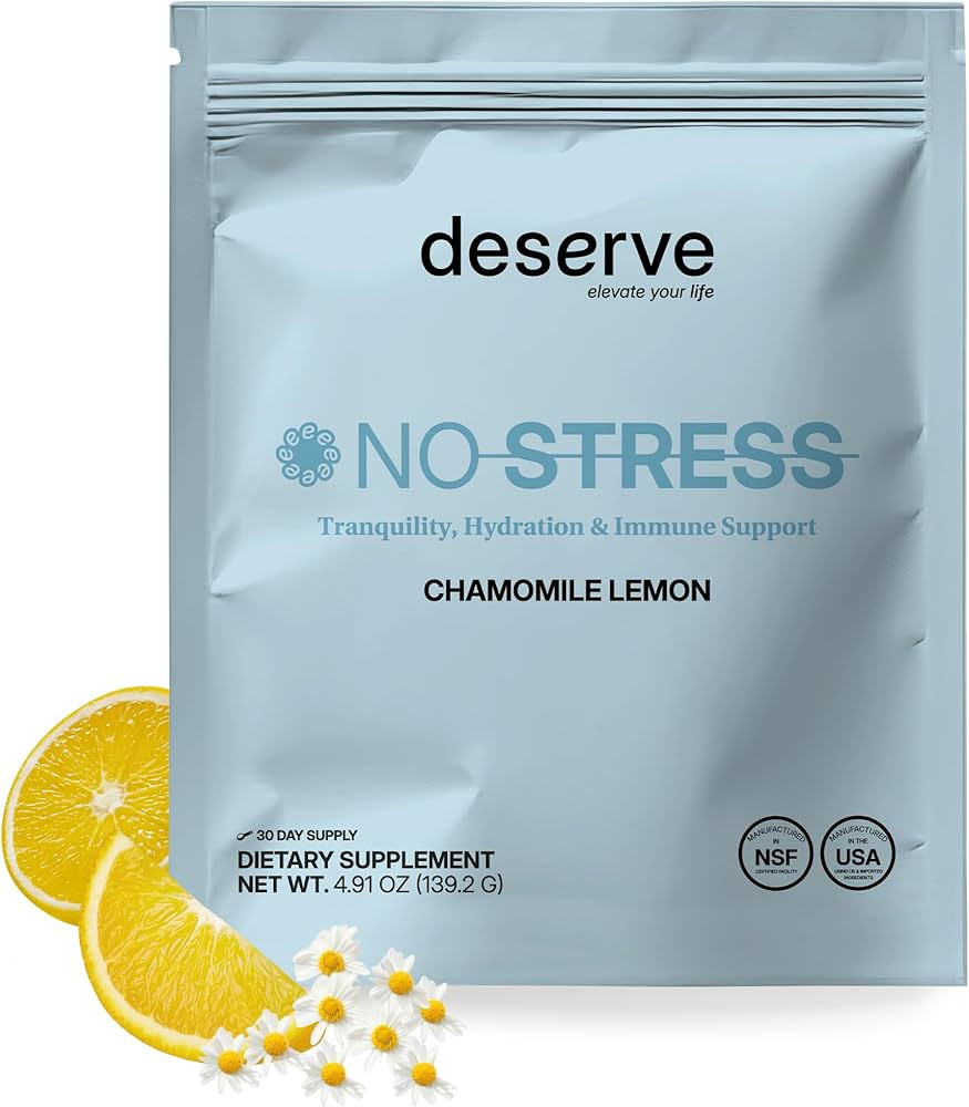 NO Stress GABA L-Theanine Supplement - Magnesium Powder, Ashwagandha KSM 66, Vitamins & Electroly... | Amazon (US)