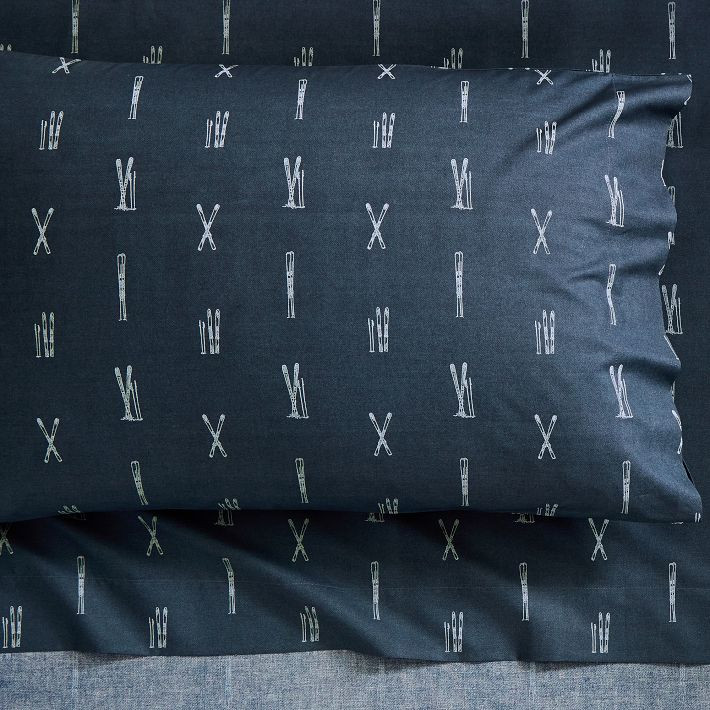 Organic Ski Sheet Set | Pottery Barn Teen