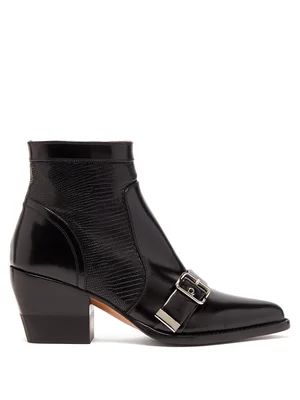 Rylee buckled leather ankle boots | Matches (UK)