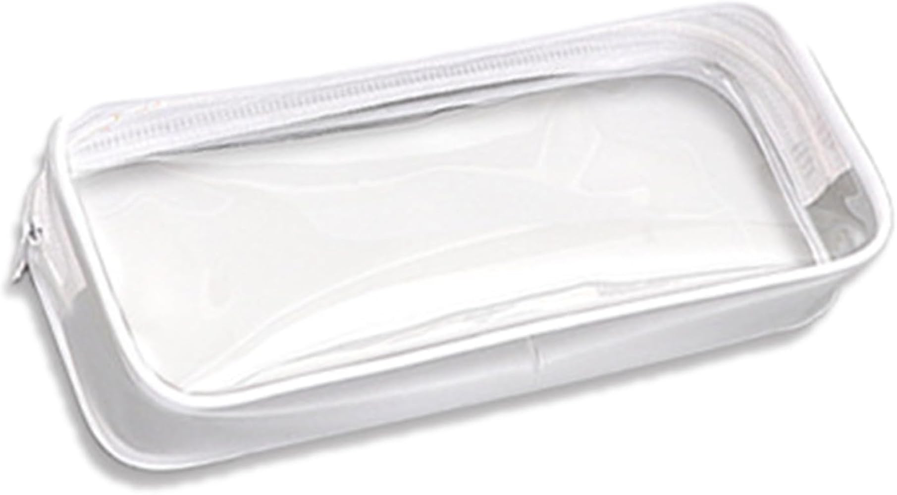 PVC Zipper Pencil Bag,1PCS Pencil Case,Clear Pen Bag for Teen Girls School Supplies,Classroom,Off... | Amazon (US)