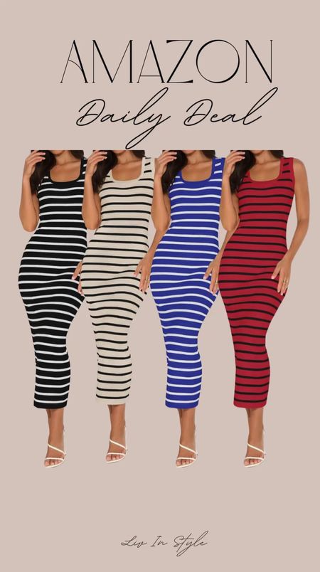 Amazon bodycon dress in multiple color options on sale! 

#LTKsalealert #LTKstyletip #LTKfindsunder50