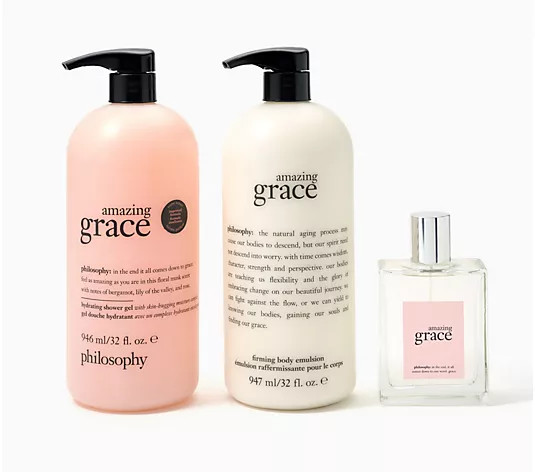 Make Your Selection: philosophy summer fine fragrance supersize 3pc layering set | QVC