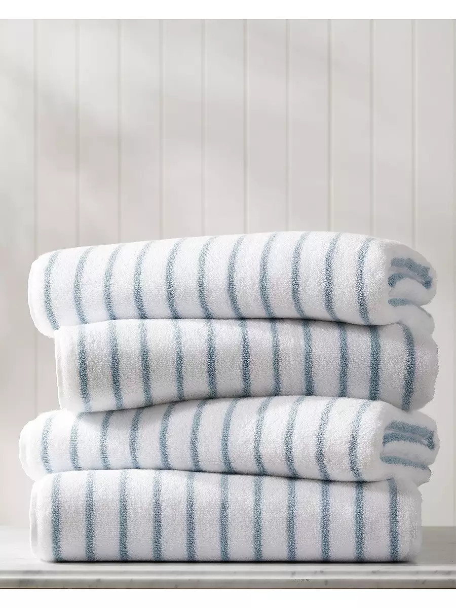 Sonoma Stripe Turkish Cotton Bath Collection | Serena and Lily