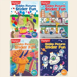 Hidden Pictures Sticker Fun Vol 2 4-Book Set | Highlights For Children