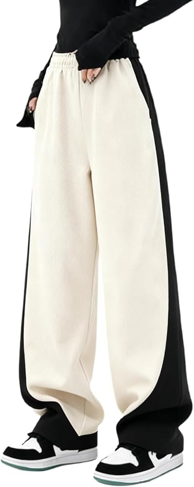 EMMIOL Y2K Baggy Sweatpants for Women, 2026 Barrel Leg Joggers, High Waisted Wide Leg Lounge Pant... | Amazon (US)