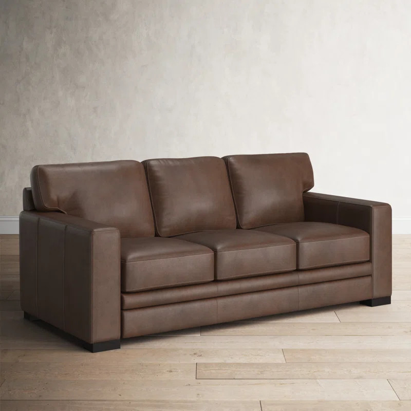 Whittman 83'' Leather Sofa | Wayfair North America
