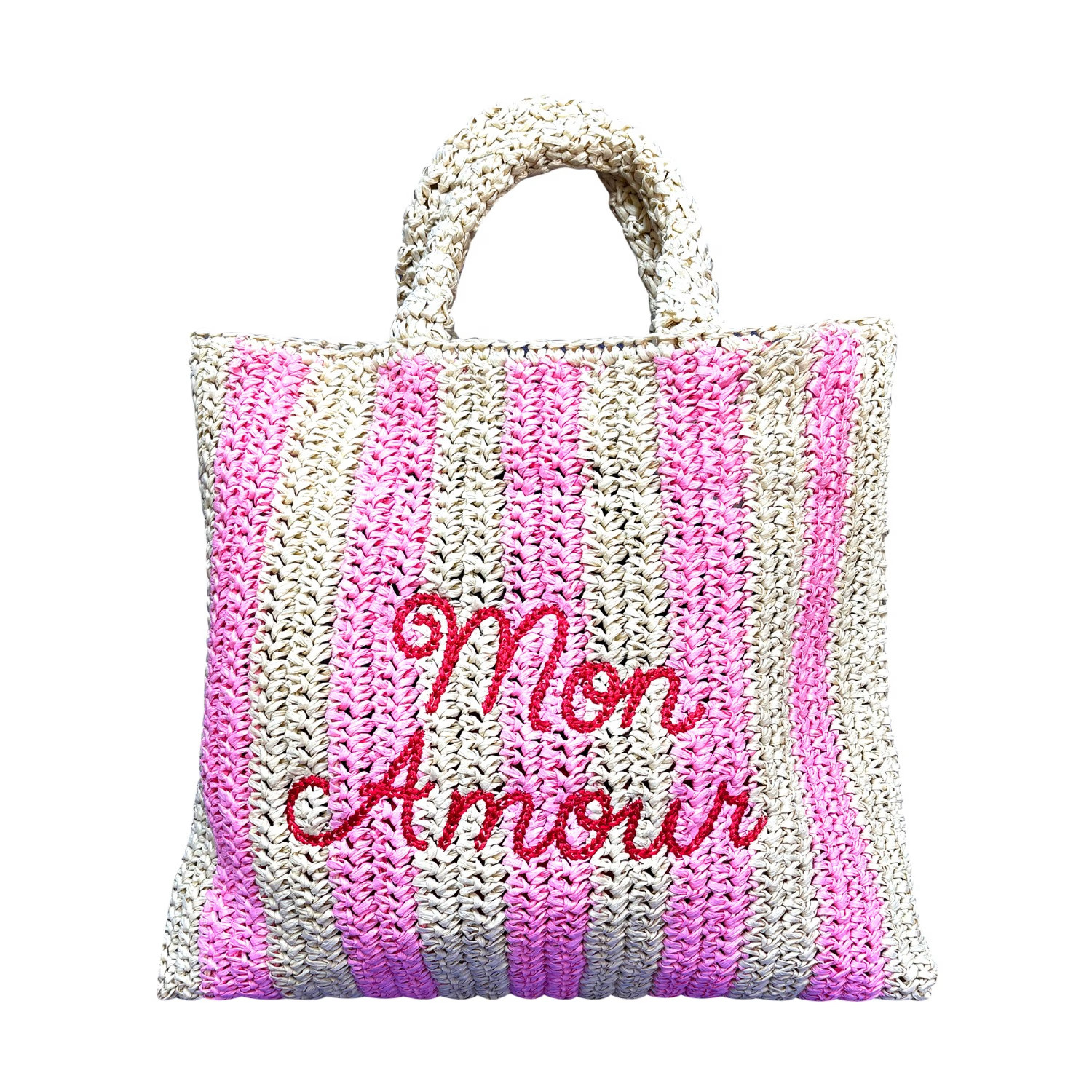 Mon Amour Summer Basket Bag | Wolf & Badger