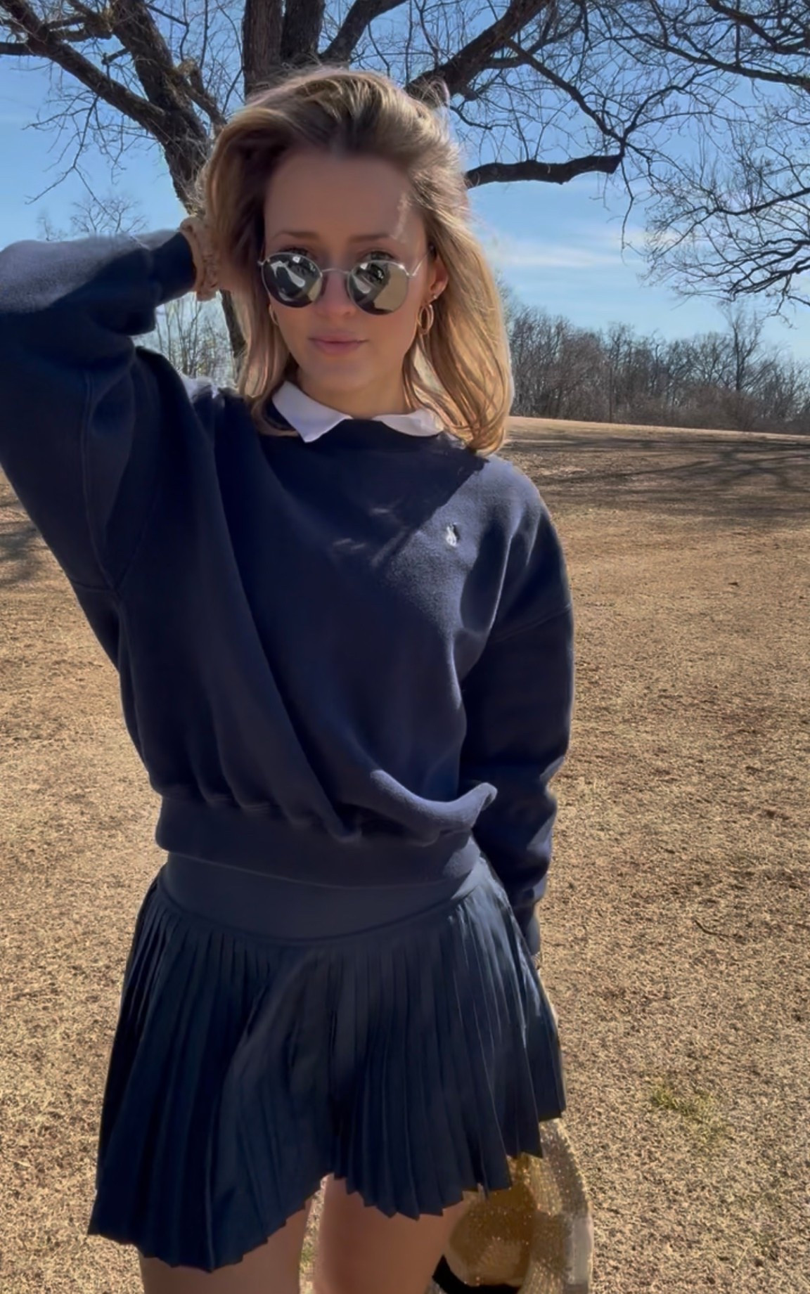 A very classy lil golf look ✨⛳️ my sweatshirt is from the US Open collection, but here’s a similar one! #LTKfitnessgoals #LTKootd

#LTKActive