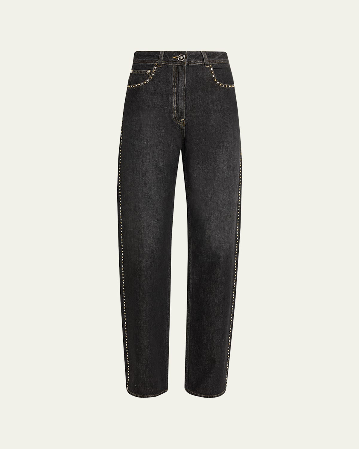 Embellished Straight-Leg Jeans | Bergdorf Goodman