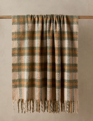 Haldar Throw, Sage and Rust | Lulu and Georgia 