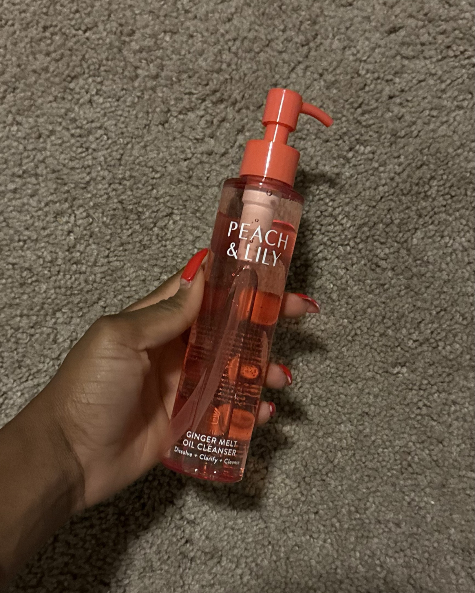 NEW Oil Cleanser from Peach & Lilly to double cleanse with  at night! 