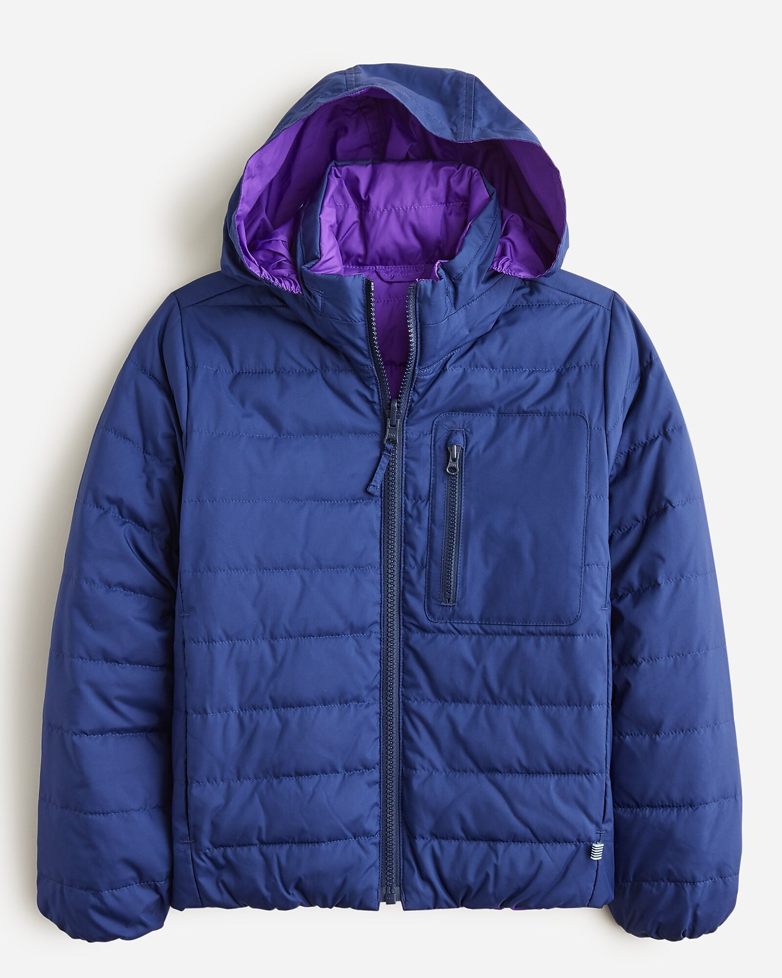 KID by crewcuts reversible puffer coat | J. Crew US