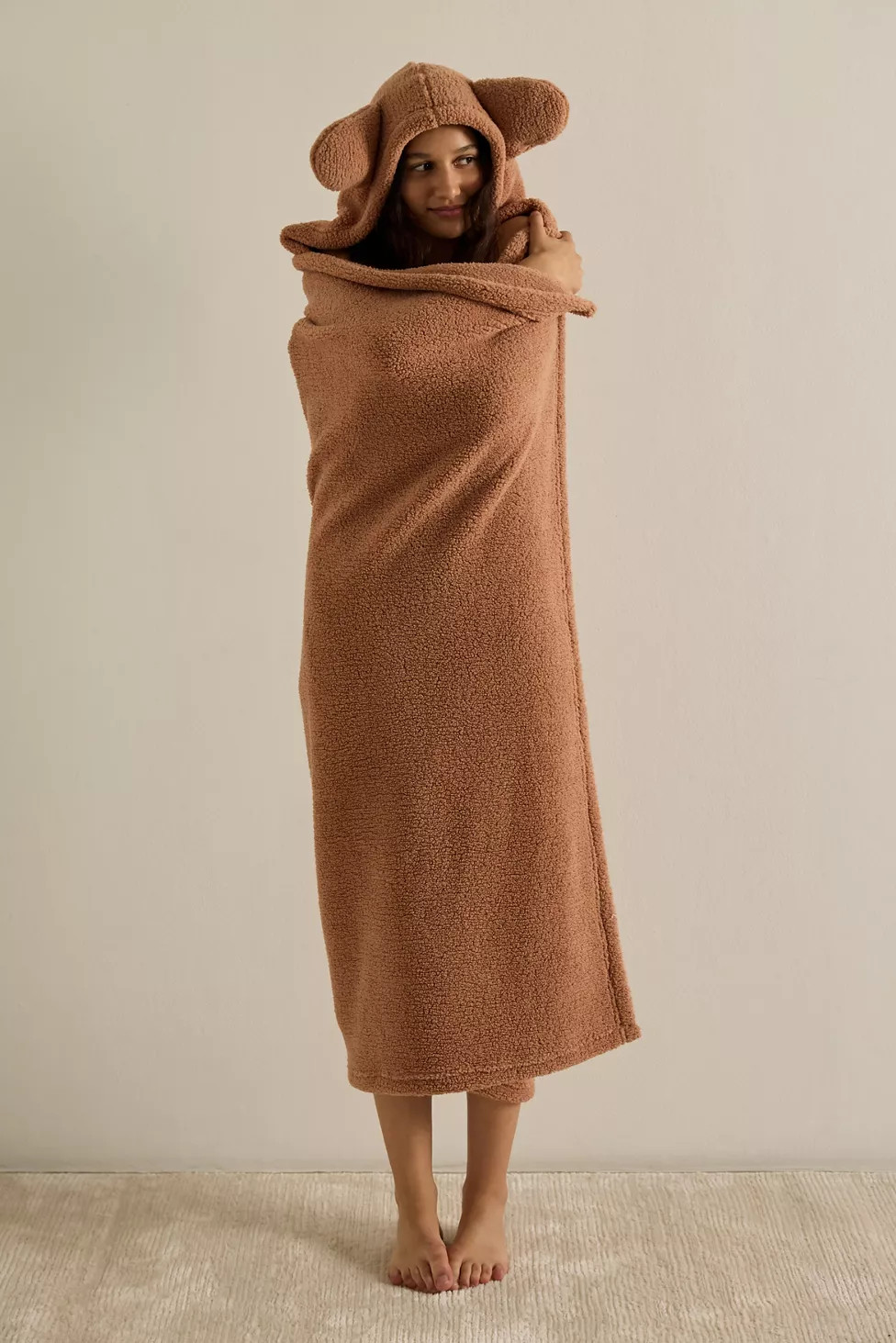 Animal Ears Fleece Throw Blanket | Urban Outfitters (US and RoW)