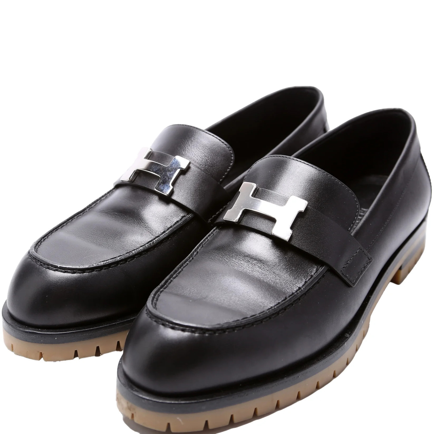 Faubourg Leather Loafers Size 37 | Keeks Designer Handbags