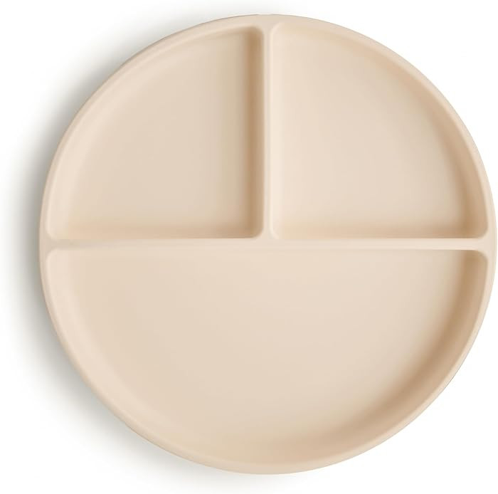 mushie Silicone Suction Plate | BPA-Free Non-Slip Design (Shifting Sand) | Amazon (US)