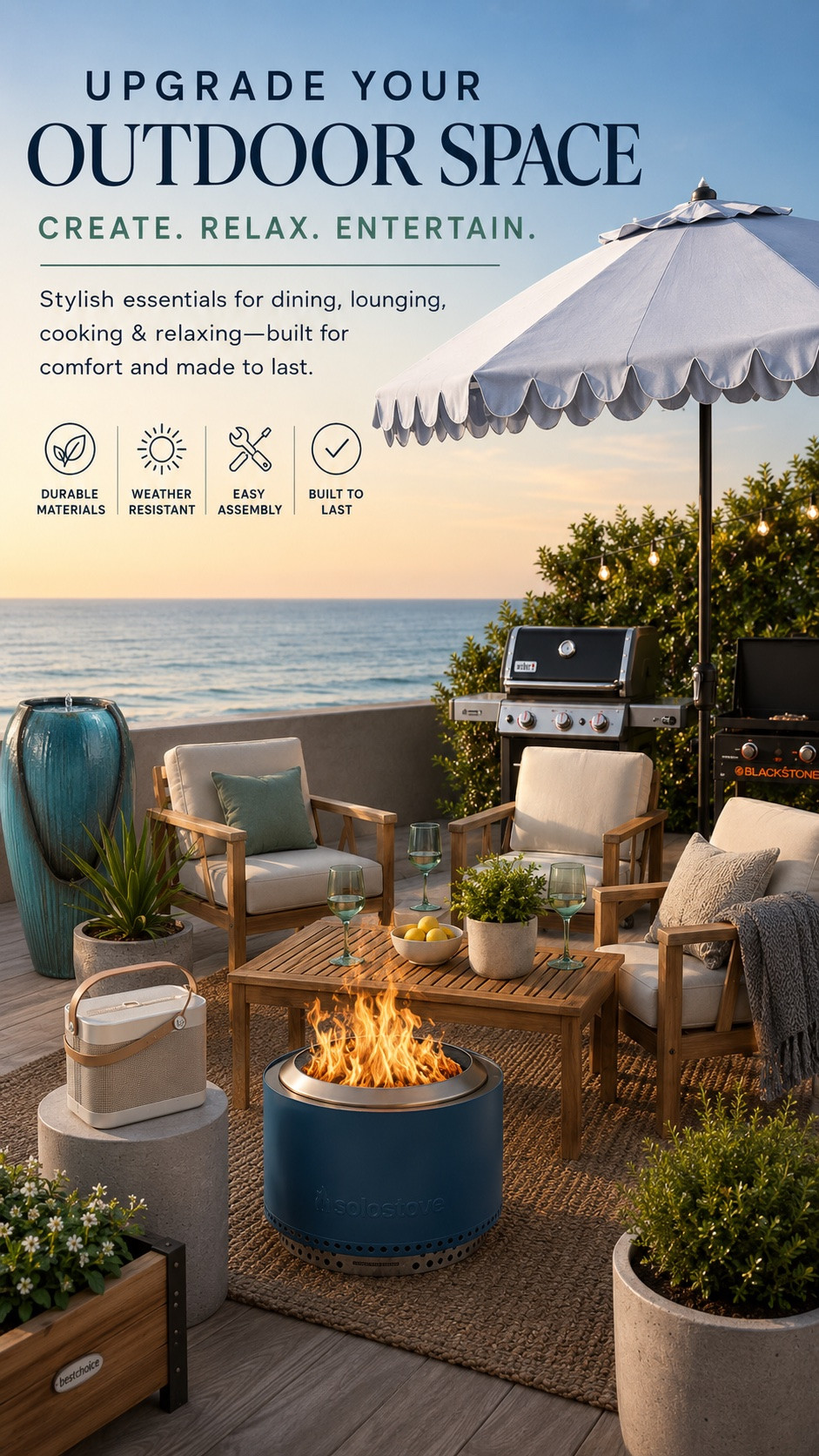 Your outdoor space deserves a glow up too 🤍✨ From cozy fire pit nights to summer grilling and coastal-inspired patio vibes… I rounded up all the outdoor finds I’m loving right now from Amazon. The kind of pieces that make you actually want to spend every evening outside 🌿☀️

Everything linked in my LTK 🫶

#backyardmust #outdoorliving #patioinspo #outdoordecor #outdoorspaces

#LTKHome #LTKSeasonal #LTKOver40