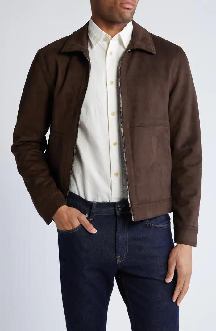 Westwood Water Resistant Faux Suede Jacket | Nordstrom