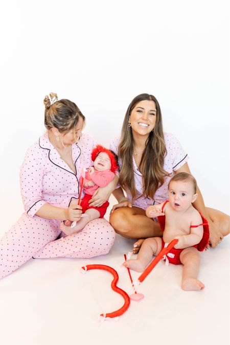 Matching pajamas & our baby cupids! Literally cannot get over this! #WalmartPartner #WalmartFashion @WalmartFashion

#LTKfamily #LTKbaby #LTKSeasonal