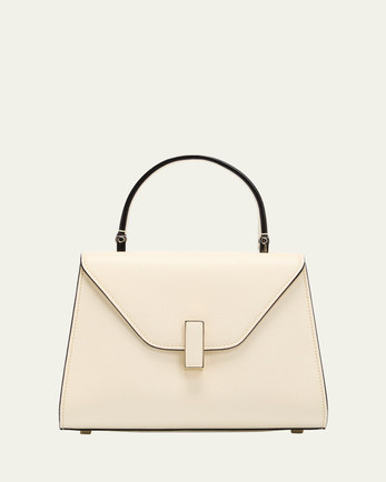 Valextra Iside Mini Leather Satchel Bag