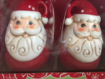 Christmas Santa Claus Salt & Pepper Shakers | eBay US