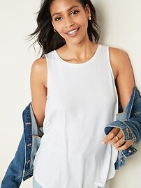 Luxe High-Neck Swing Tank for Women | Old Navy (US)