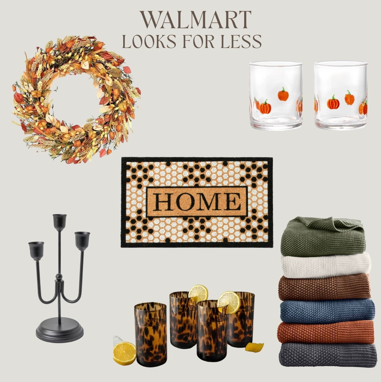 Designer looks for less! Walmart doesn’t again! You don’t have to spend a lot of money to have great decor! 

#LTKSeasonal #LTKHome #LTKFindsUnder50
