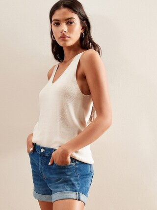 Organic Cotton Sweater Tank | Banana Republic Factory